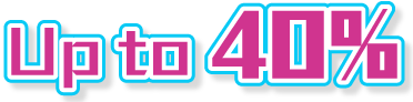 up to 40%