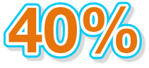 up to 40%
