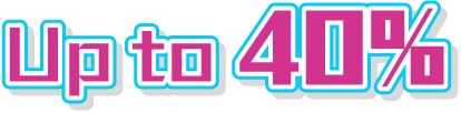 up to 40%