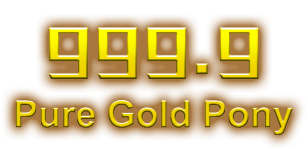 999.9 Pure Gold Pony 