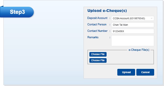 Register CCB(Asia) account step 3