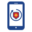 Secure mobile access icon