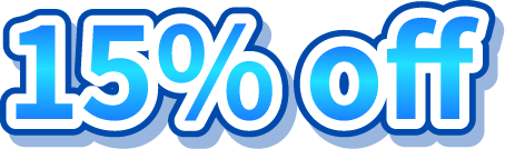 15% off