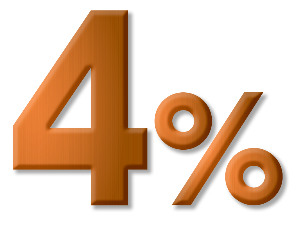 4%